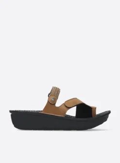 DAMES Wolky Slippers<Chicama - bruin biocare