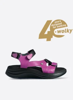 DAMES Wolky Sandalen<Cirro - fuchsia leer