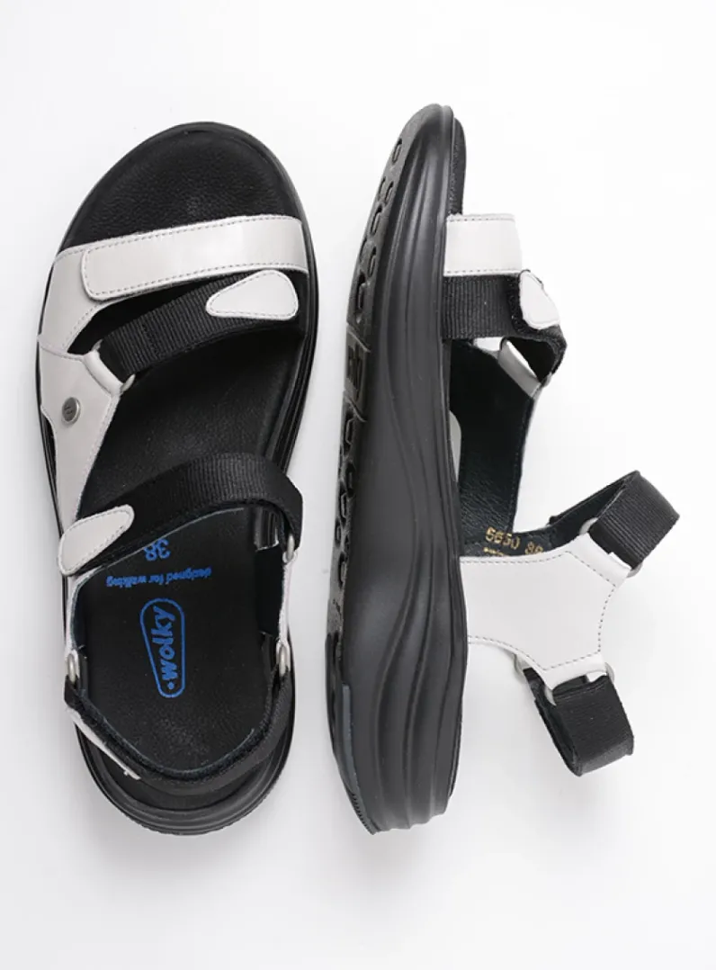 DAMES Wolky Sandalen<Cirro - gebroken wit leer