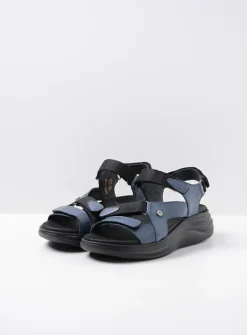 DAMES Wolky Sandalen<Cirro - jeans leer