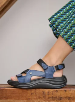 DAMES Wolky Sandalen<Cirro - jeans leer
