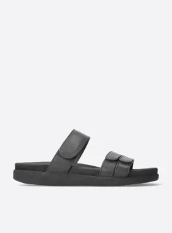Heren Wolky Slippers Heren<Cirrus men - zwart leer