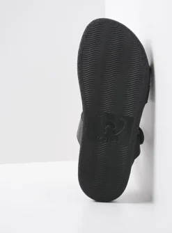 Heren Wolky Slippers Heren<Cirrus men - zwart leer