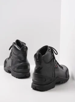 DAMES Wolky Hoge Veterschoenen|Wandelschoenen<City Tracker WP - zwart leer