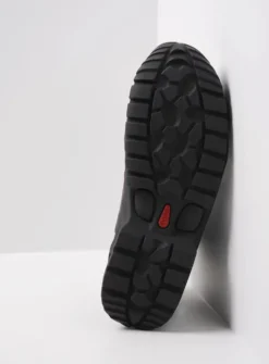 DAMES Wolky Hoge Veterschoenen|Wandelschoenen<City Tracker WP - zwart leer