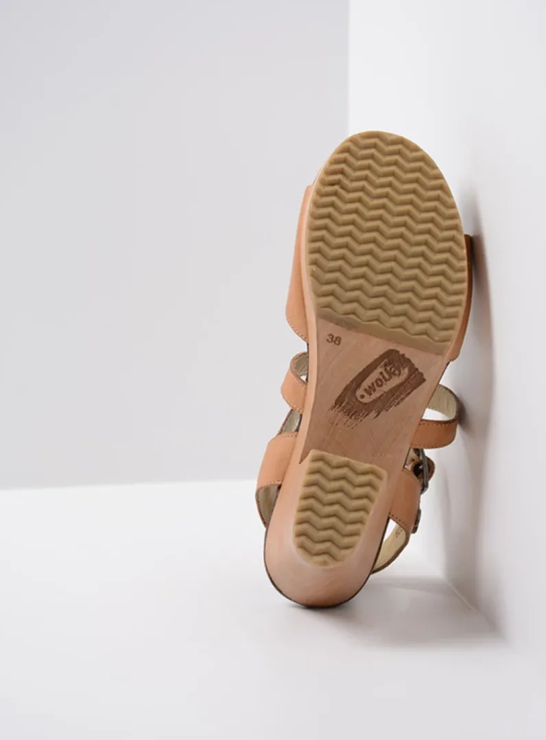 DAMES Wolky Sandalen<Cloudy - naturel leer