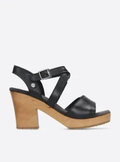 DAMES Wolky Sandalen<Cloudy - zwart leer