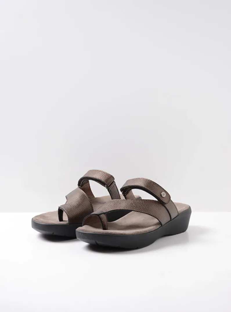 DAMES Wolky Slippers<Collins - brons leer