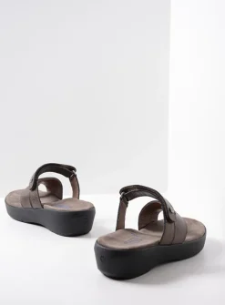 DAMES Wolky Slippers<Collins - brons leer