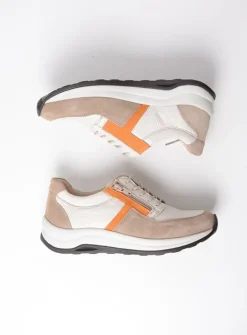 DAMES Wolky Lage Veterschoenen|Wandelschoenen<Comrie - beige/safari combi leer