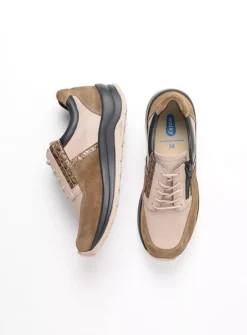 DAMES Wolky Lage Veterschoenen|Wandelschoenen<Comrie - safari combi leer