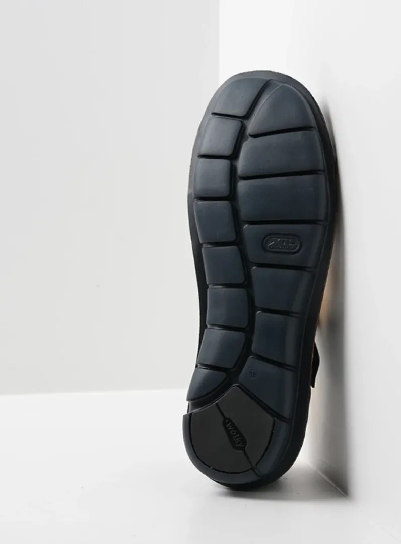 DAMES Wolky Herfst/Winter|Bandschoenen<Cordoba - blauw nubuck