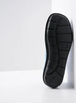 DAMES Wolky Herfst/Winter|Bandschoenen<Cordoba - hemelsblauw nubuck