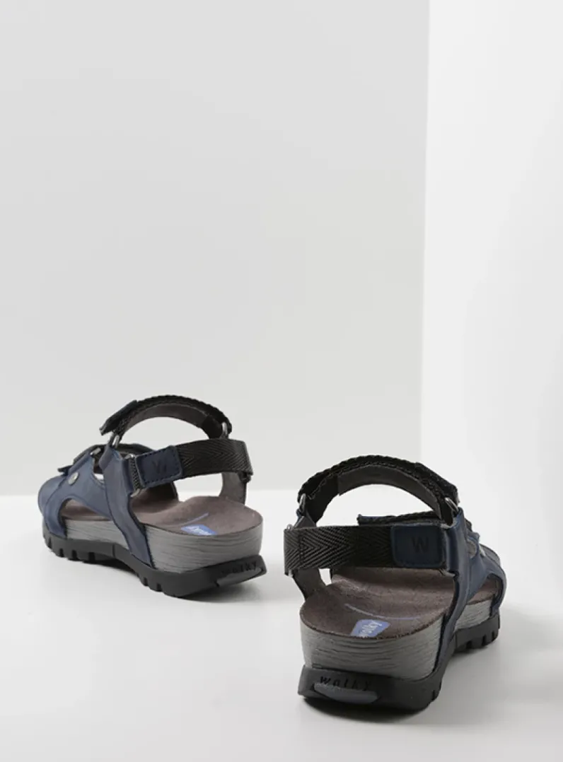 DAMES Wolky Sandalen<Cradle - blauw leer