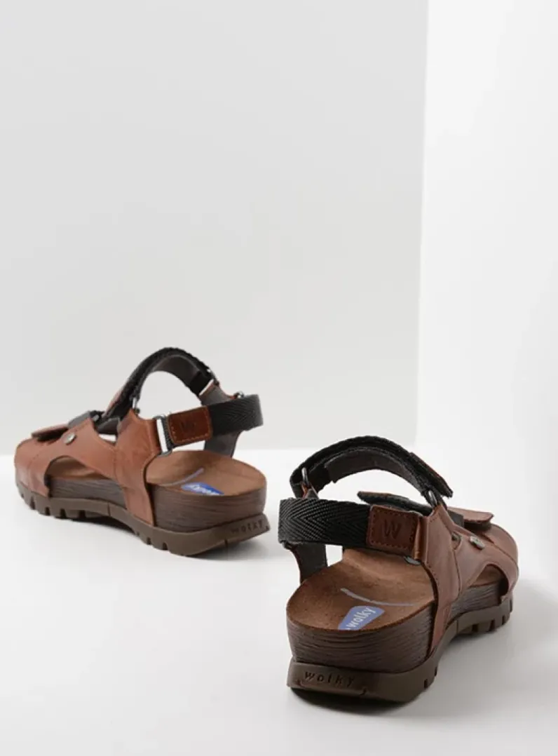 DAMES Wolky Sandalen<Cradle - cognac leer