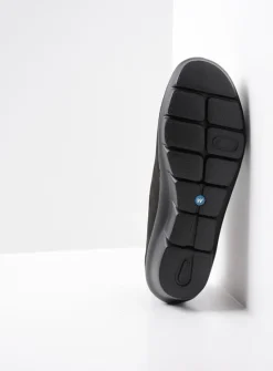 DAMES Wolky Instappers|Herfst/Winter<Cursa - zwart nubuck