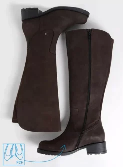 DAMES Wolky Lange Laarzen|Herfst/Winter<Curtina F2F - bruin nubuck