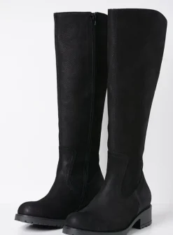 DAMES Wolky Lange Laarzen|Herfst/Winter<Curtina F2F - zwart nubuck