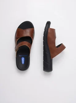 DAMES Wolky Slippers<Cyprus - cognac leer