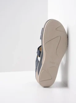 DAMES Wolky Sandalen<Desh - blauw leer