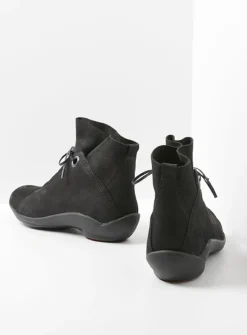 DAMES Wolky Hoge Veterschoenen|Herfst/Winter<Diana - zwart nubuck