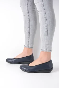 DAMES Wolky Instappers|Herfst/Winter<Duncan F2F - blauw biocare