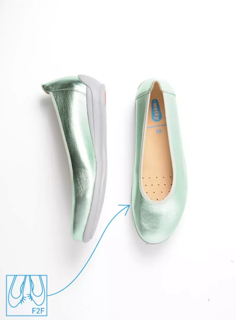 DAMES Wolky Instappers|Herfst/Winter<Duncan F2F - groen biocare