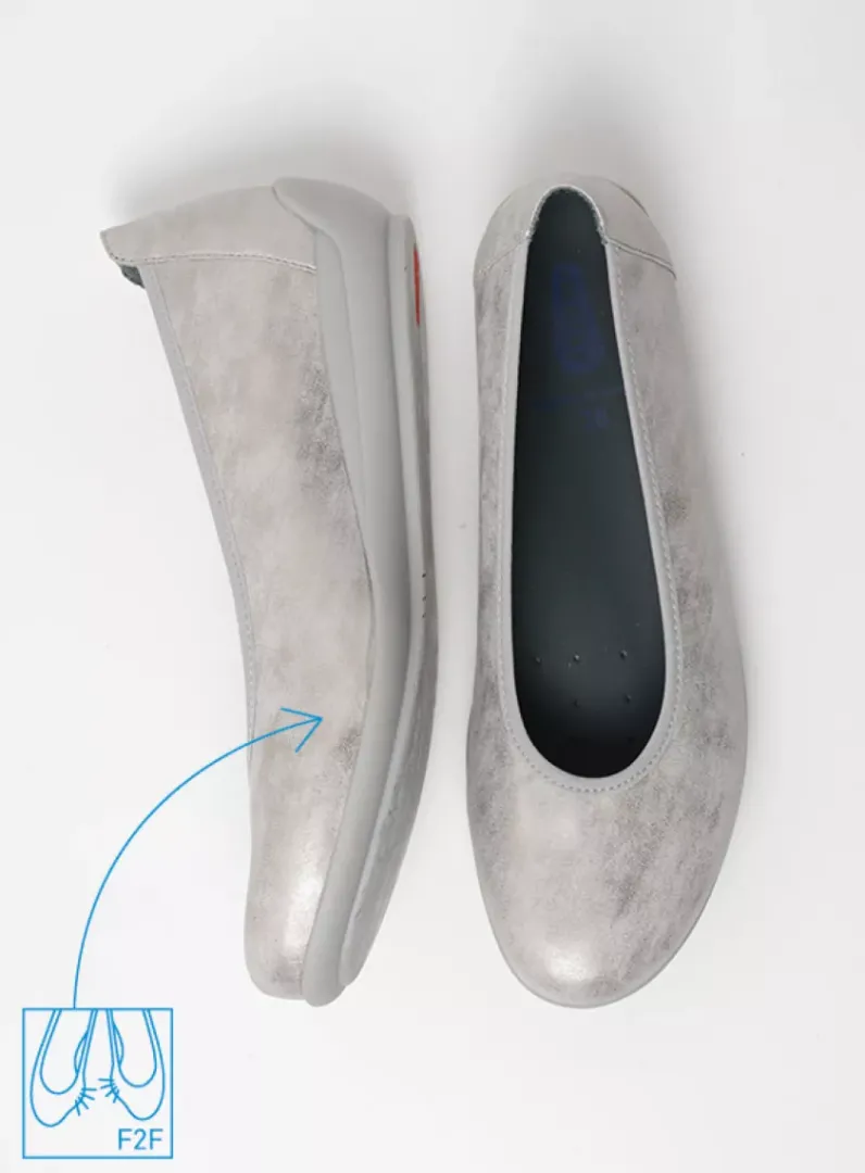 DAMES Wolky Instappers|Herfst/Winter<Duncan F2F - zilvergrijs biocare