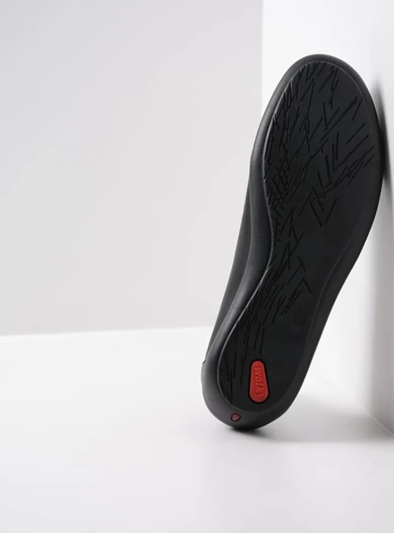 DAMES Wolky Instappers|Herfst/Winter<Duncan F2F - zwart biocare