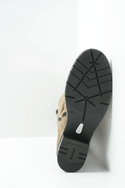 DAMES Wolky Halfhoge Laarzen|Herfst/Winter<Edmonton - taupe suede