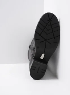 DAMES Wolky Halfhoge Laarzen|Herfst/Winter<Edmonton - zwart gepoetst leer