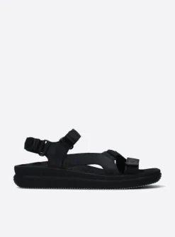 DAMES Wolky Sandalen<Energy Lady - zwart gevet leer