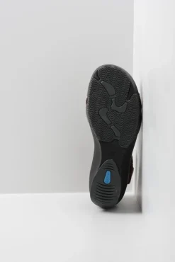 DAMES Wolky Sandalen<Era - antraciet crocolook lakleer