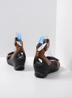 DAMES Wolky Sandalen<Era - cognac leer