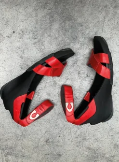 DAMES Wolky Sandalen<Era - rood leer