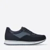 Heren Wolky Veterschoenen Heren|Sneakers Heren<e-Runner - blauw combi leer