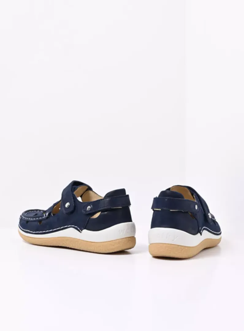 DAMES Wolky Bandschoenen<Esperanza - denim effectleer