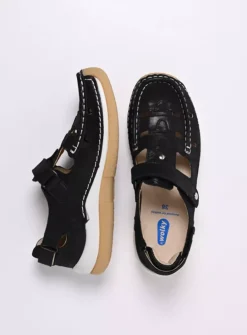 DAMES Wolky Bandschoenen<Esperanza - zwart effectleer