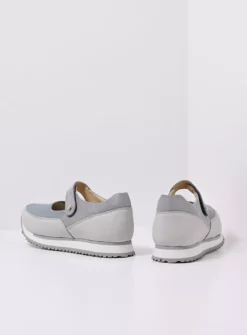 DAMES Wolky Wandelschoenen|Bandschoenen<e-Step - blauw combi stretch leer