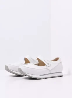 DAMES Wolky Wandelschoenen|Bandschoenen<e-Step - wit combi stretch leer