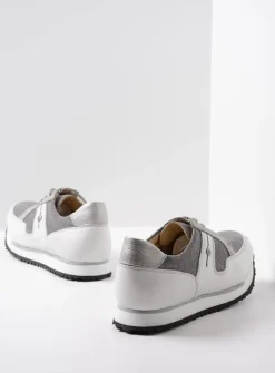 DAMES Wolky Lage Veterschoenen|Wandelschoenen<e-Walk - grijs/jeans leer