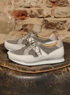 DAMES Wolky Lage Veterschoenen|Wandelschoenen<e-Walk - grijs/jeans leer