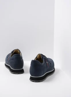 DAMES Wolky Lage Veterschoenen|Wandelschoenen<e-Walk - winterblauw stretch nubuck