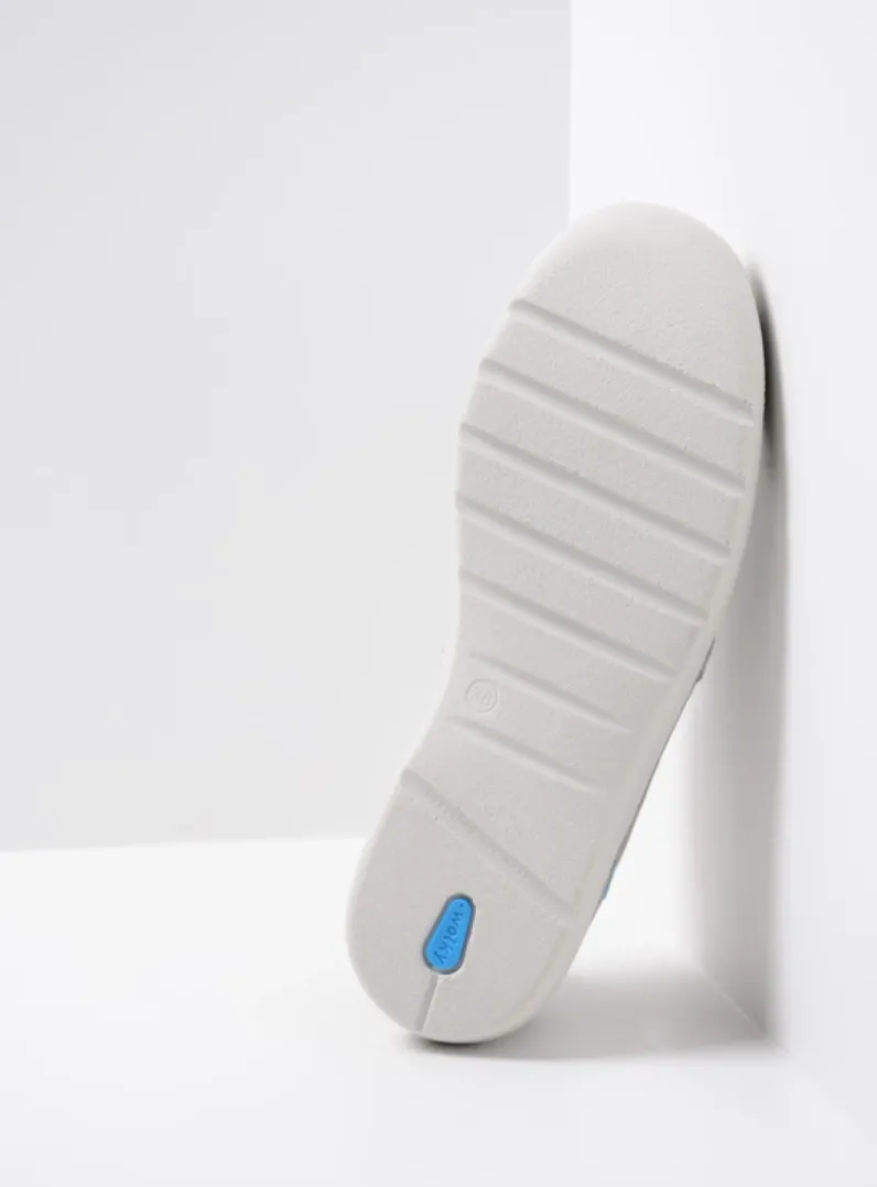 DAMES Wolky Lage Veterschoenen|Wandelschoenen<Feltwell - denim nubuck