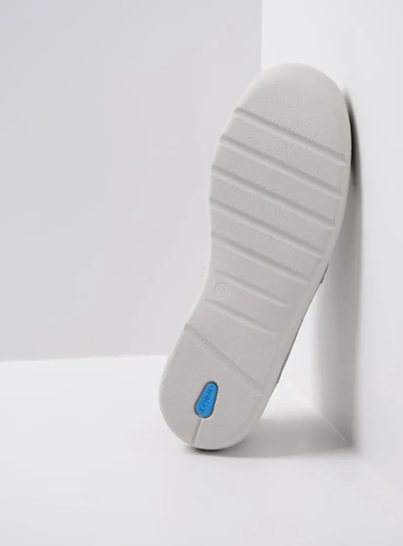 DAMES Wolky Lage Veterschoenen|Wandelschoenen<Feltwell - lichtgrijs nubuck