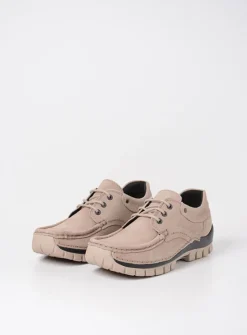 DAMES Wolky Lage Veterschoenen|Herfst/Winter<Fly - safari nubuck