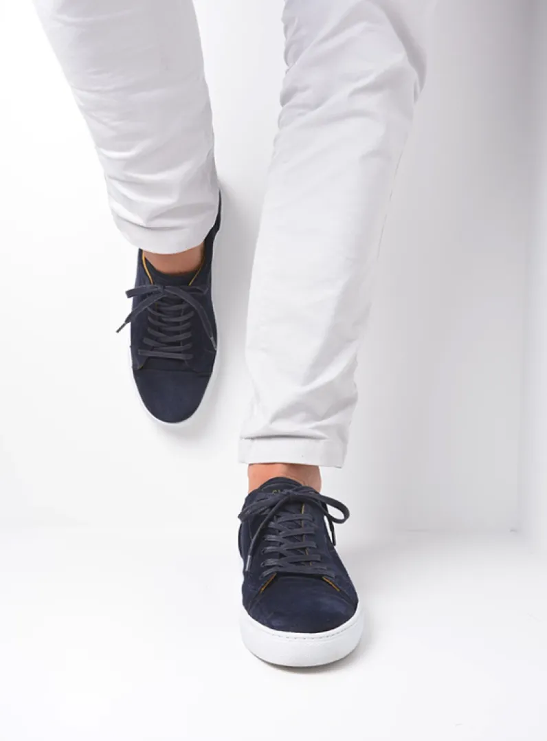 Heren Wolky Veterschoenen Heren|Sneakers Heren<Forecheck - blauw suede