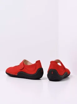 DAMES Wolky Bandschoenen<Fresh - rood nubuck