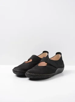 DAMES Wolky Bandschoenen<Fresh - zwart nubuck