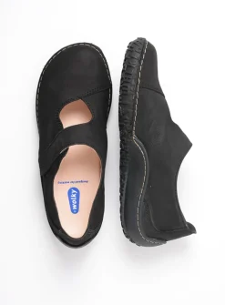 DAMES Wolky Bandschoenen<Fresh - zwart nubuck